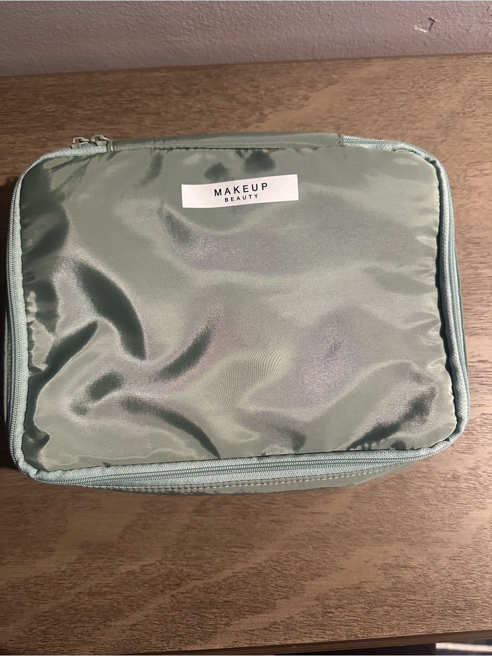 Sage Green Travel Cosmetic Bag